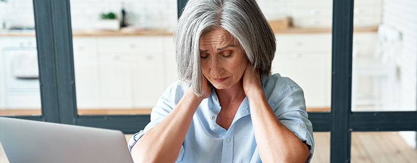 patient needing neck pain in need of spinal decompression therapy in Camp Springs